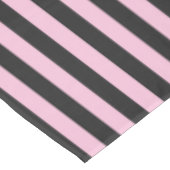 Nappe Motif à bande noire rose (Angle)