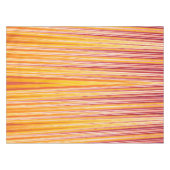 Nappe Motif à bandes orange (Devant (Horizontal))