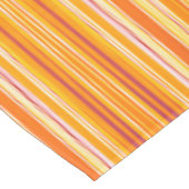 Nappe Motif à bandes orange (Angle)
