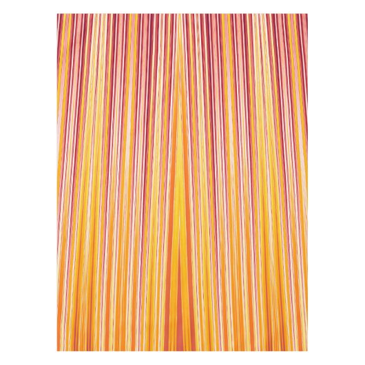 Nappe Motif à bandes orange (Devant)
