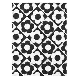 Nappe Motif à bille en diamant noir et blanc