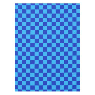 Nappe Motif à carreaux bleu clair et foncé