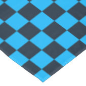 Nappe Motif à carreaux bleu myrtille (Angle)