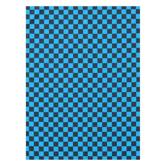 Nappe Motif à carreaux bleu myrtille (Devant)