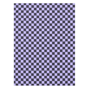 Nappe motif à carreaux en damier lilas français