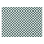 Nappe Motif à carreaux en mousse vert forêt (Devant (Horizontal))