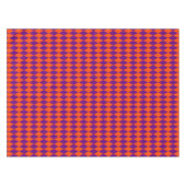 Nappe Motif à carreaux Harlequin orange et violet (Devant (Horizontal))