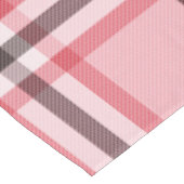 Nappe Motif à carreaux rose et gris chic pour soirée (Angle)