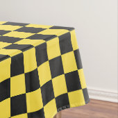 Nappe Motif à damier jaune et noir (In Situ)