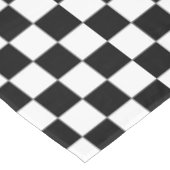 Nappe Motif à damier noir et blanc (Angle)