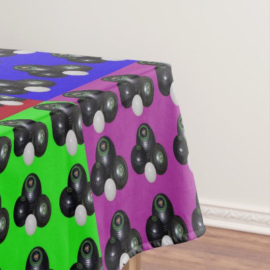 Nappe Motif à écailles multicolores, (In Situ)