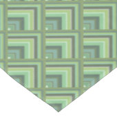 Nappe Motif à échelle à rayures vert olive (Angle)