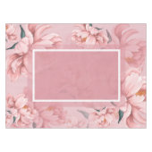 Nappe motif à fleurs roses (Devant (Horizontal))