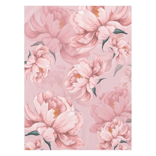 Nappe Motif à fleurs roses (Devant)