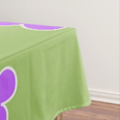 Nappe Motif à fleurs vert violet rétro Y2K (In Situ)