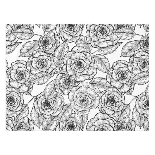 Nappe motif à main rose (Devant (Horizontal))