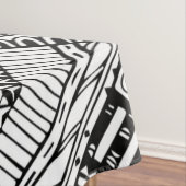 Nappe Motif à mélange éthinique noir et blanc (In Situ)