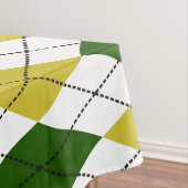 Nappe Motif à motifs de losanges vert et jaune (In Situ)