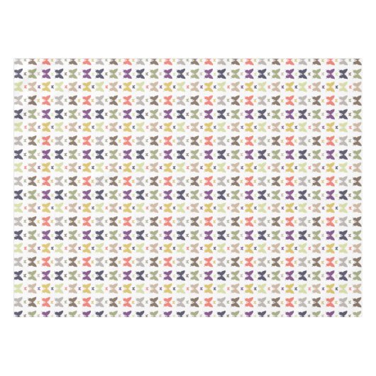 Nappe Motif à papillon arc-en-ciel (Devant (Horizontal))