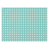 Nappe Motif à points géométriques vert sarcelle menthe v (Devant (Horizontal))