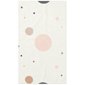 Nappe Motif à points minimal pour l'hiver, Neutres doux  (Devant)