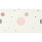 Nappe Motif à points minimal pour l'hiver, Neutres doux  (Devant (Horizontal))