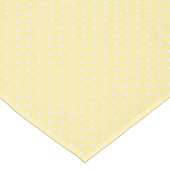 Nappe Motif à pois jaune pastel (Angle)