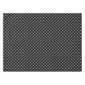 Nappe Motif à pois noir et blanc (Devant (Horizontal))