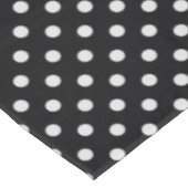 Nappe Motif à pois noir et blanc (Angle)