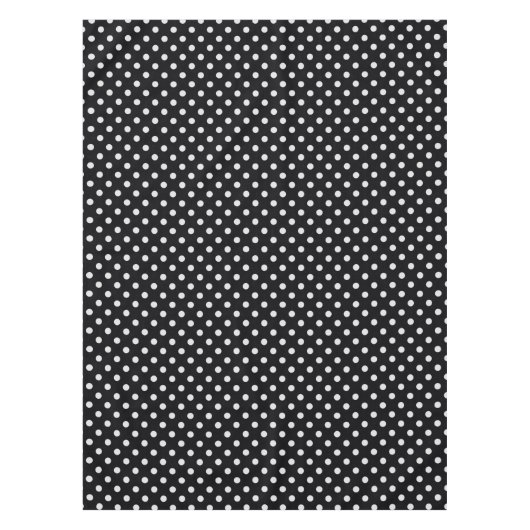 Nappe Motif à pois noir et blanc (Devant)