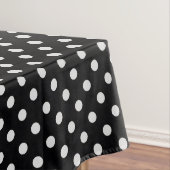 Nappe Motif à pois noir et blanc (In Situ)