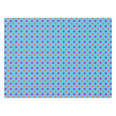 Nappe Motif à pois orange bleu violet (Devant (Horizontal))