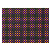 Nappe Motif à pois orange violet noir (Devant (Horizontal))