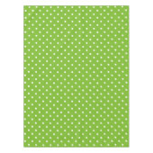 Nappe Motif à pois verts et blancs (Devant)