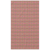 Nappe Motif à queue verte et rose chaud (Devant)