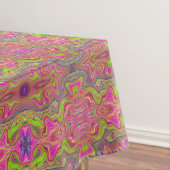 Nappe Motif à queue verte et rose chaud (In Situ)