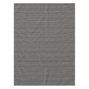 Nappe Motif à rayures noir et blanc