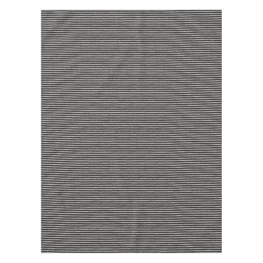 Nappe Motif à rayures noir et blanc (Devant)