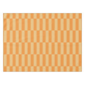 Nappe Motif à rayures orange mandarine et blé (Devant (Horizontal))