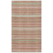Nappe Motif à rayures rouge, vert et blanc (Devant)