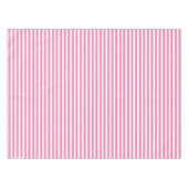 Nappe Motif à rayures simples rose et blanc (Devant (Horizontal))