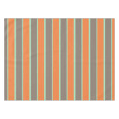 Nappe Motif à rayures vert, gris et orange (Devant (Horizontal))