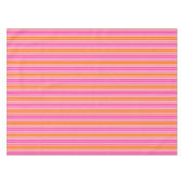 Nappe Motif à rayures verticales rose et orange (Devant (Horizontal))