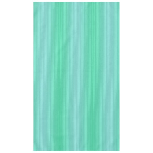 Nappe Motif à rayures verticales sarcelle et vert aquama (Devant)