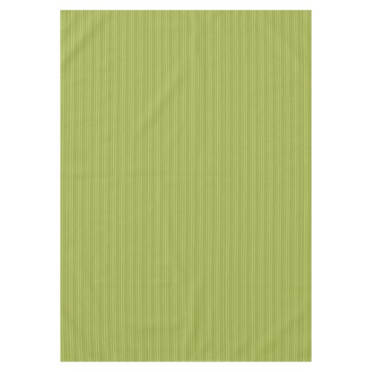Nappe Motif à rayures verticales vert olive (Devant)