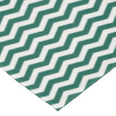 Nappe Motif à rayures zig zag Chevron vert sarcelle (Angle)