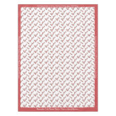 Nappe Motif à talon élevé de Polka rouge rétro (Devant)