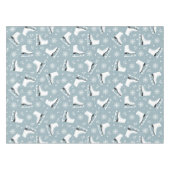 Nappe Motif à thème hiver avec patins à glace (Devant (Horizontal))