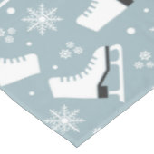 Nappe Motif à thème hiver avec patins à glace (Angle)