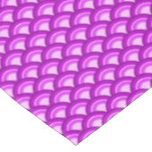 Nappe Motif à vagues Art déco - teintes orchidées (Angle)